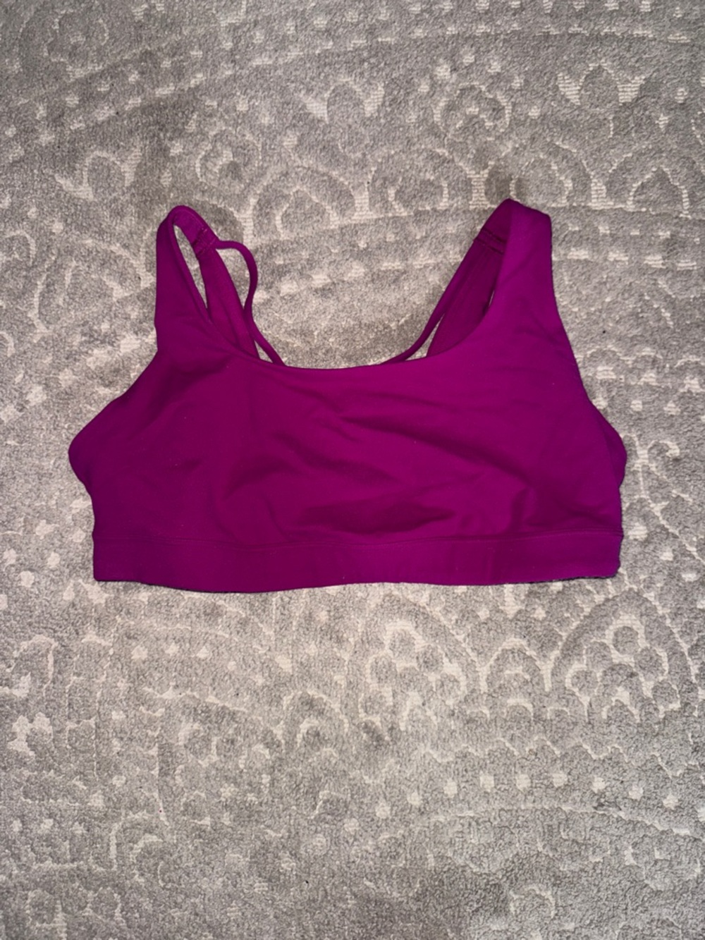 Athleta Exhale Bra. D-DD  Exotic Fuchsia. 1X - Picture 6 of 8